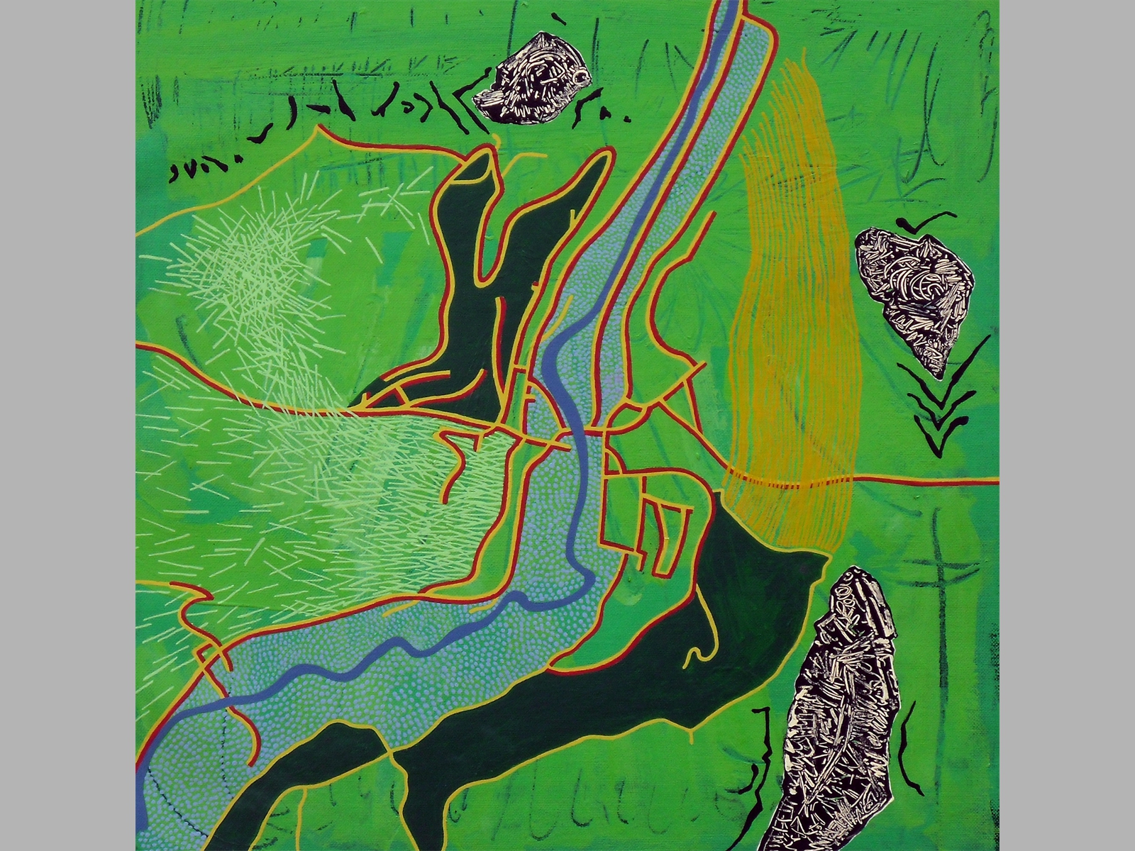 5-Vorra-Acryl auf Leinwand-40 x 40 cm